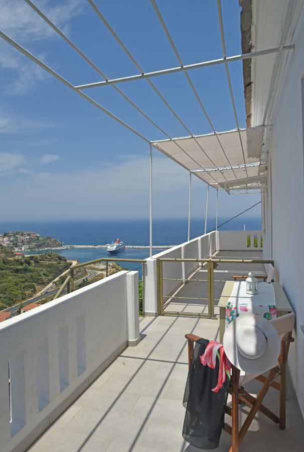 Mare Vista Villa Evdilos  Luaran gambar