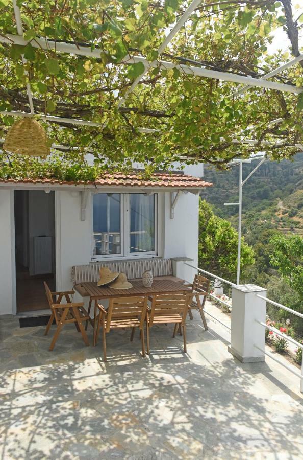 Mare Vista Villa Evdilos  Luaran gambar