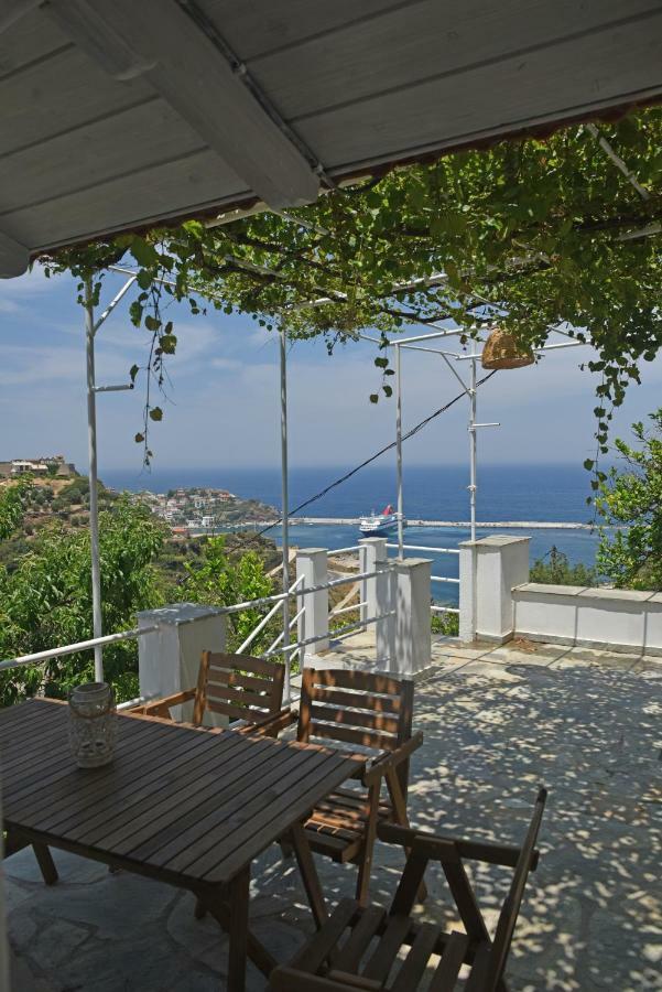 Mare Vista Villa Evdilos  Luaran gambar